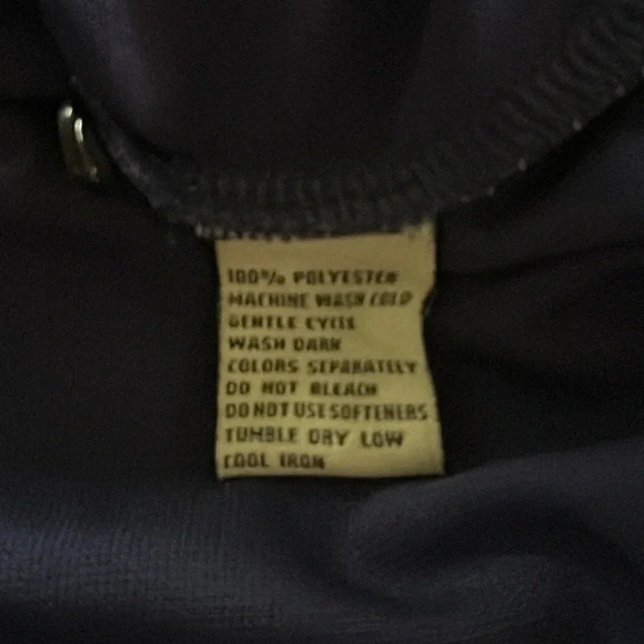 Men’s Navy Blue Golf Polo Shirt Size XL Mediterra Club Casual Summer Athletic - Picture 5 of 5